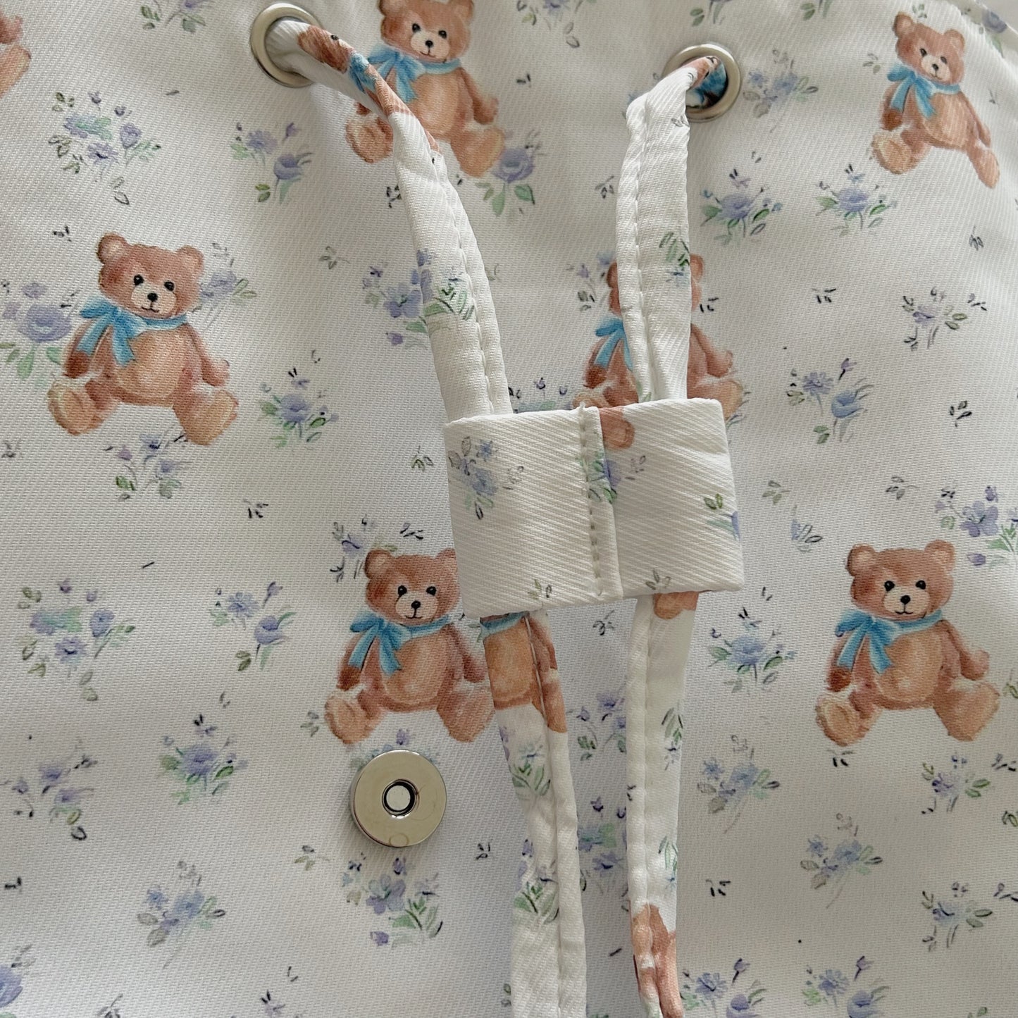 sweetly bear drawstring backpack