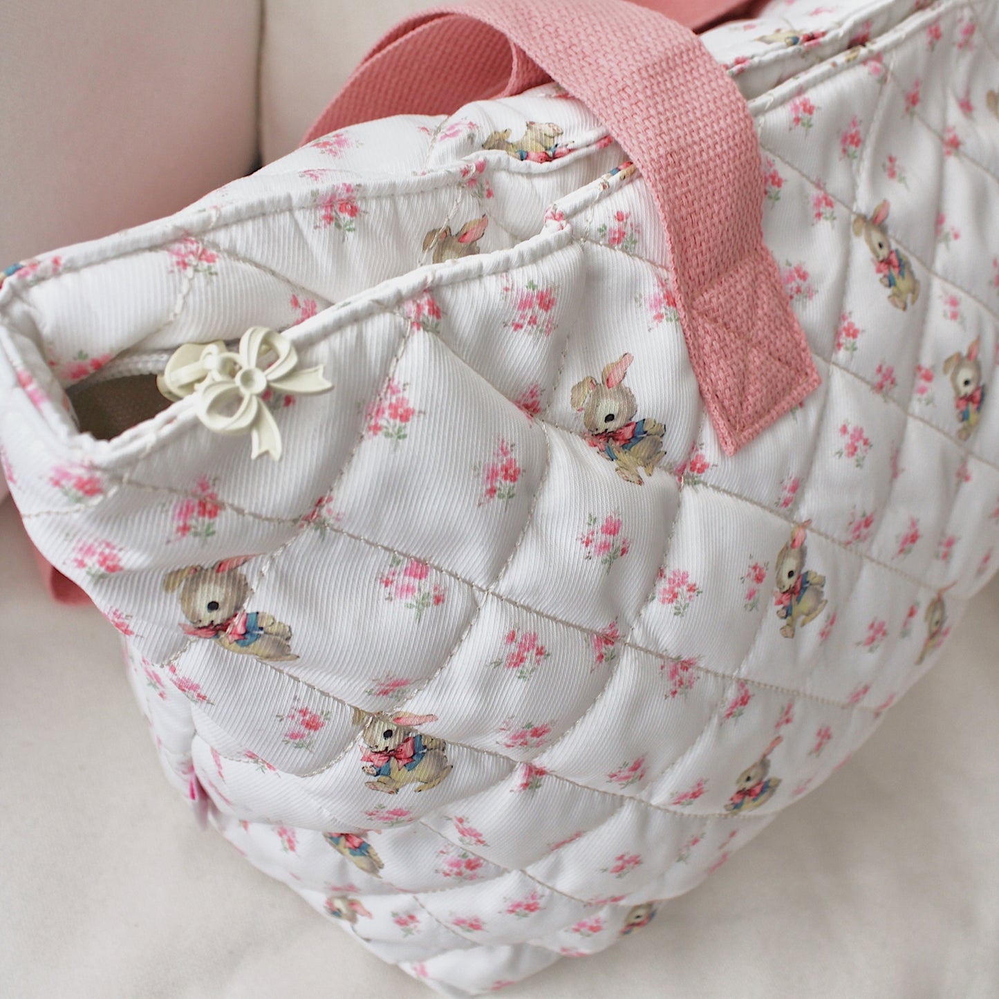 large sweetly bunny tote