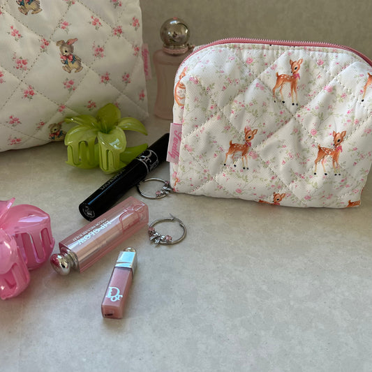 mini sweetly deer beauty bag