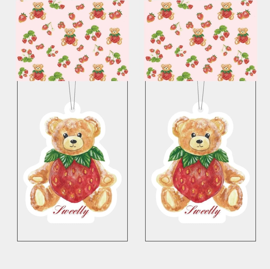 strawberry car air freshener