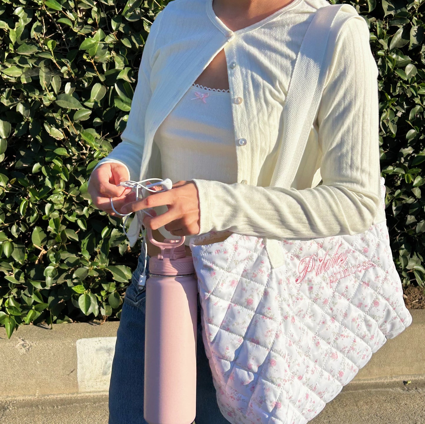 pilates princess tote bag