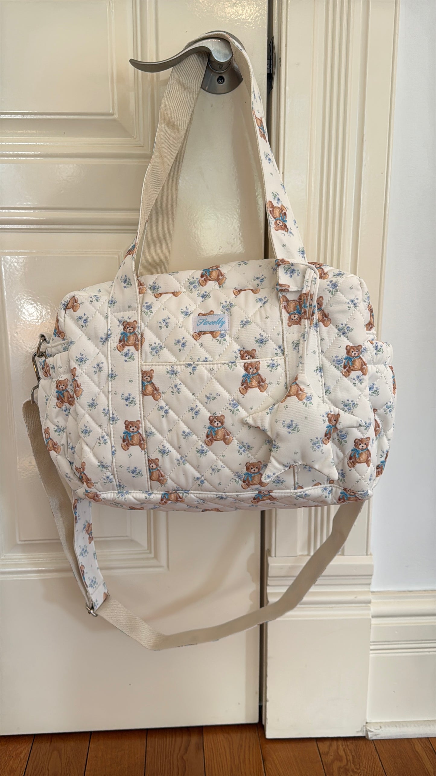 sweetly bear diaper bag