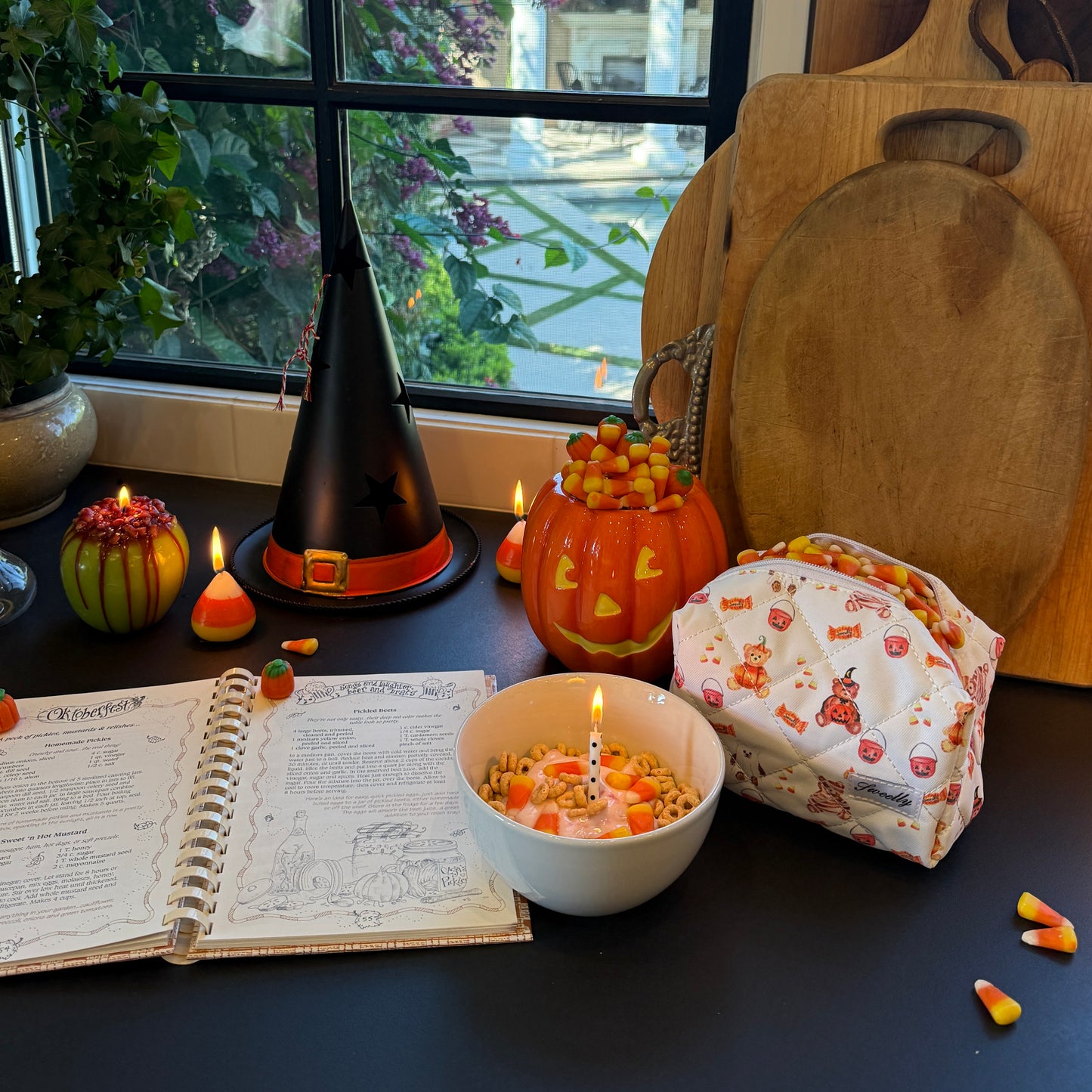mini pouch - sweetly fall bears