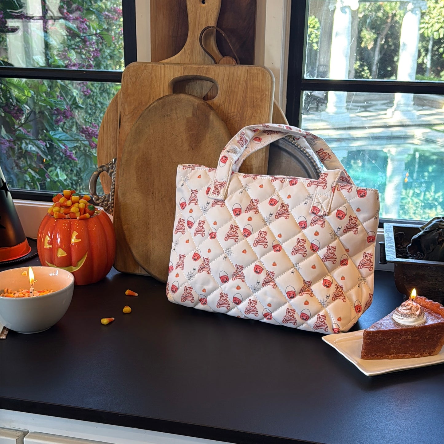 fall mini tote bag