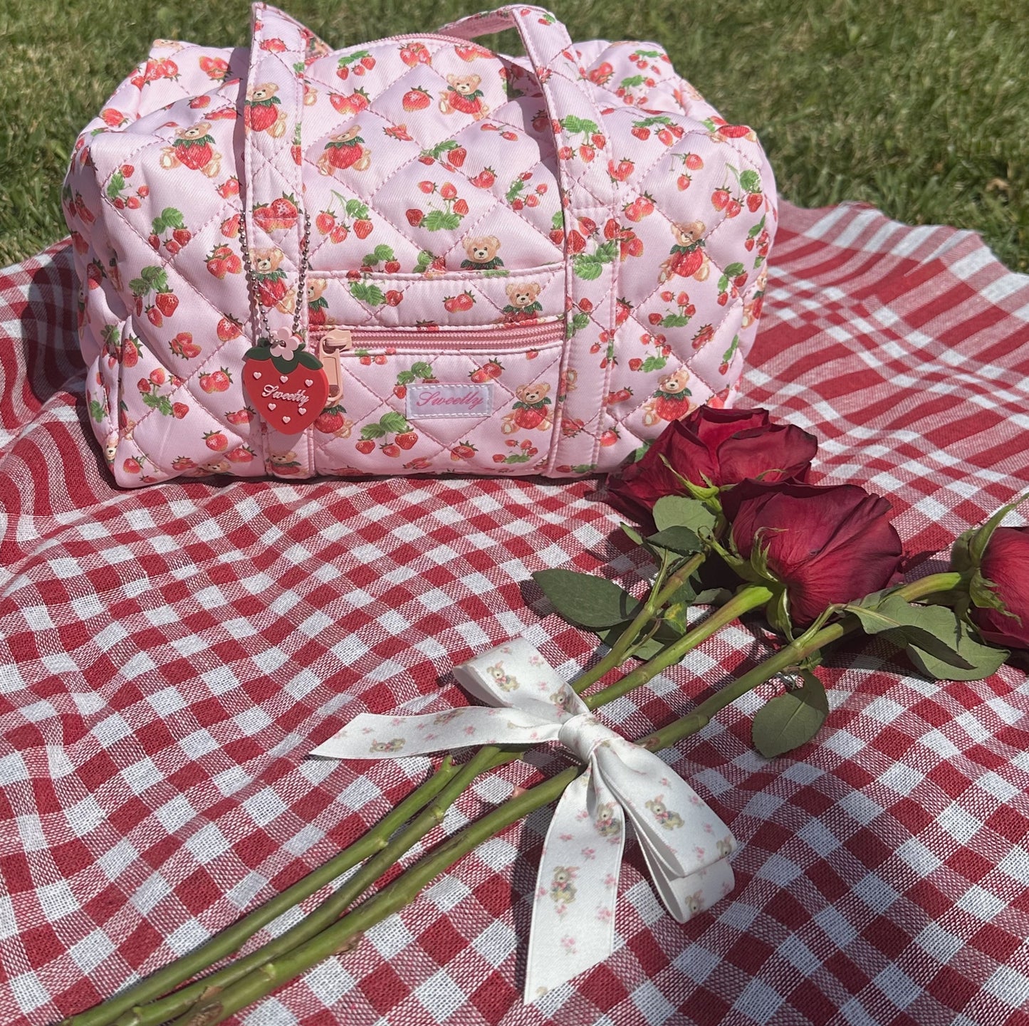 strawberry bear handbag