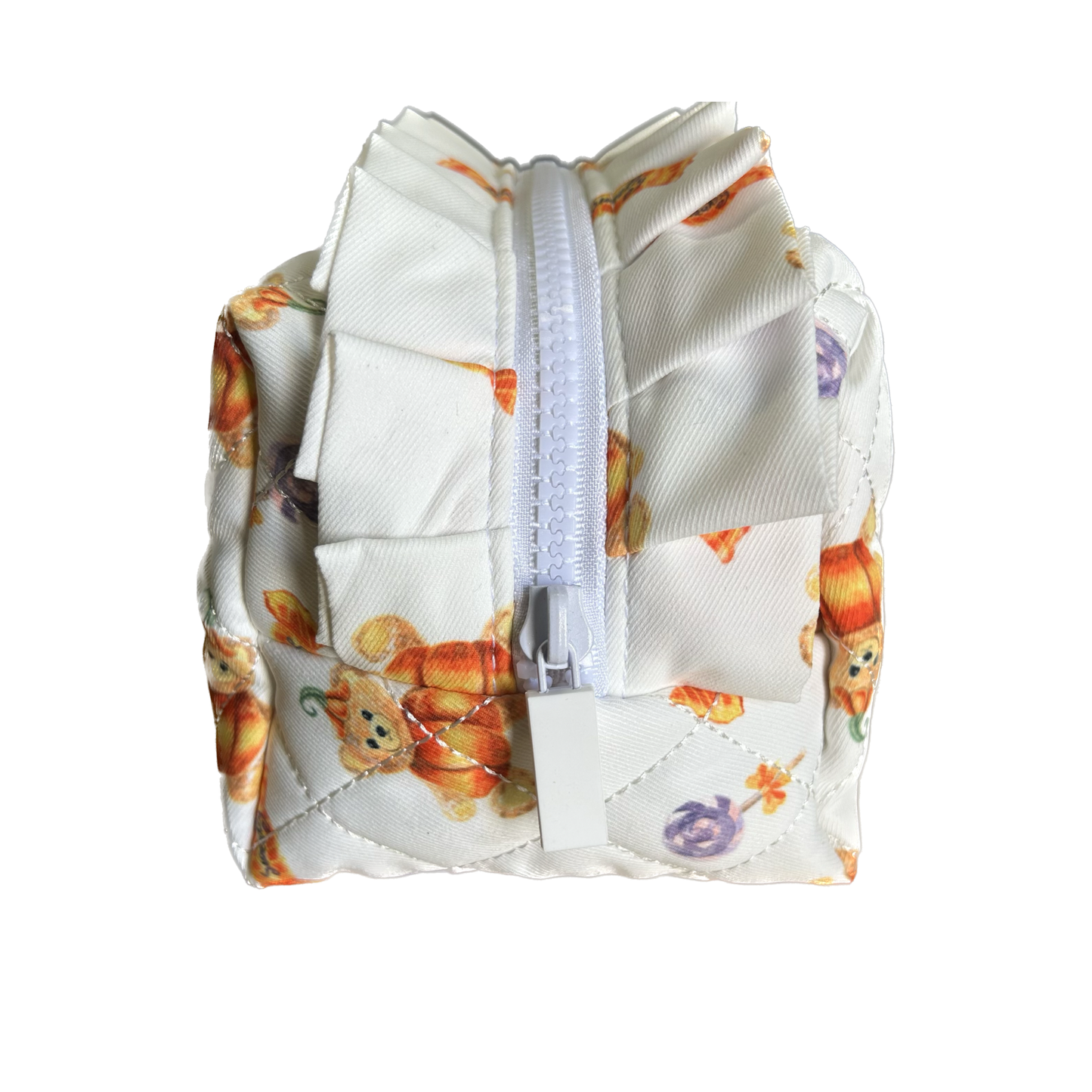 pumpkin bear beauty pouch