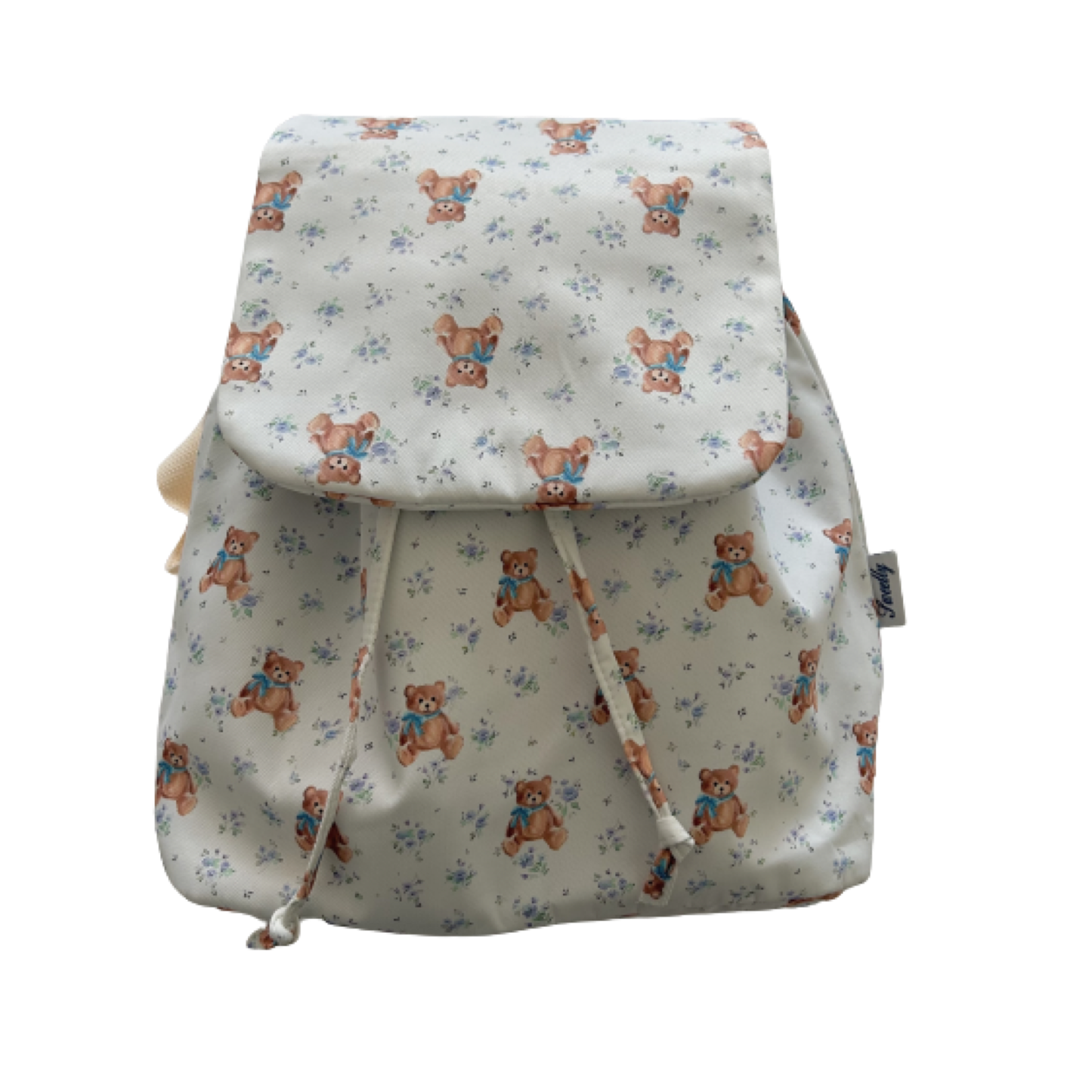 sweetly bear drawstring backpack
