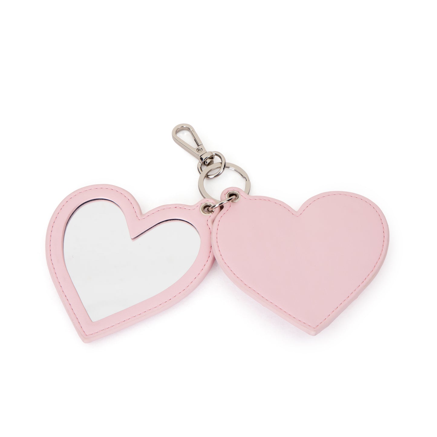 lovely mirror heart charm