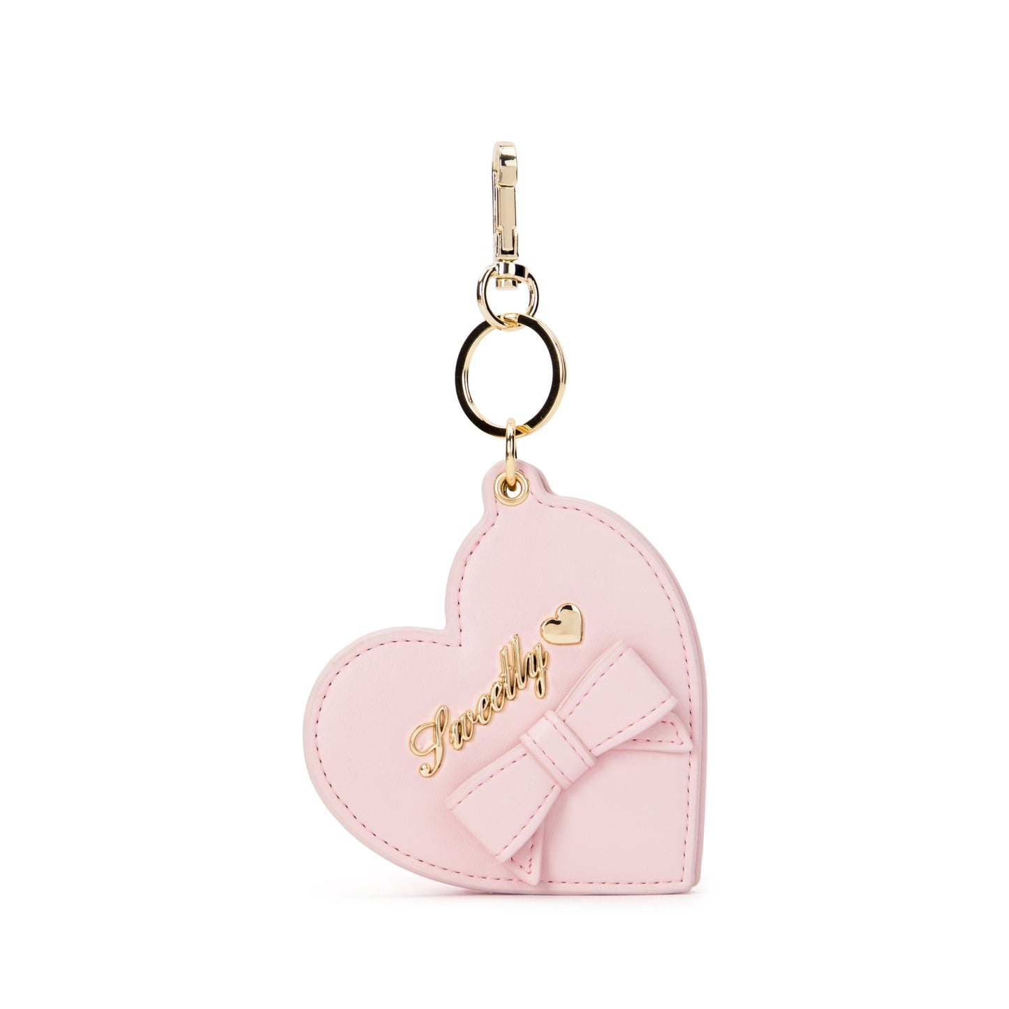 lovely mirror heart charm