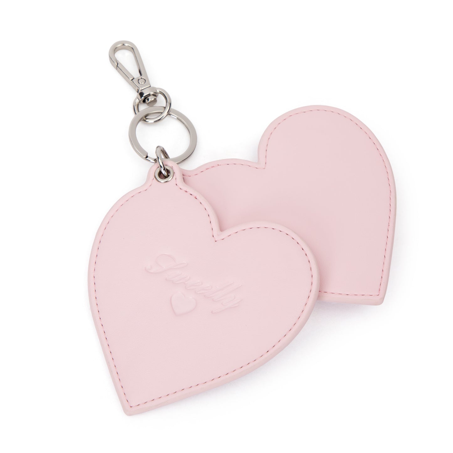 lovely mirror heart charm