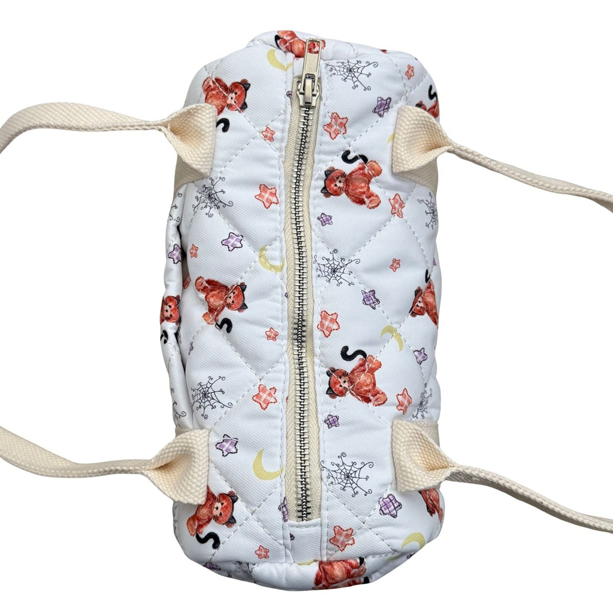 small barrel shoulder bag