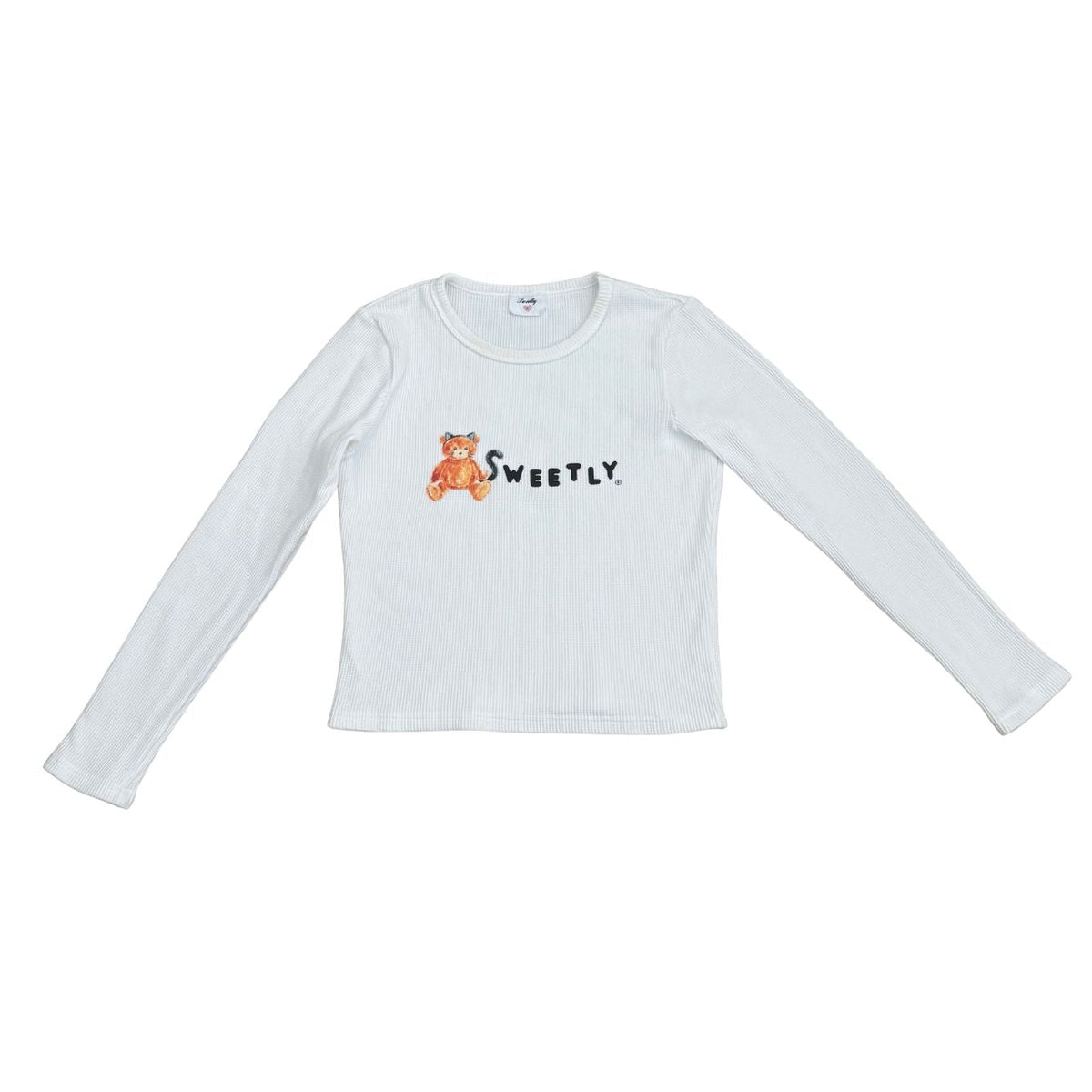 pre order sweetly kitten waffle long sleeve shirt