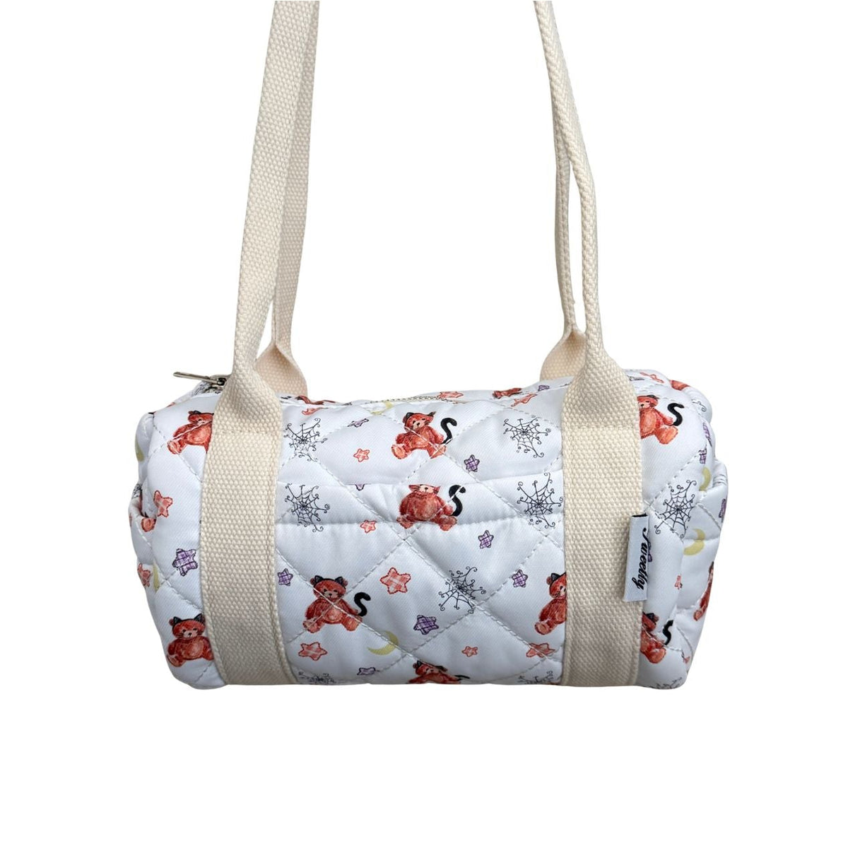 small barrel shoulder bag