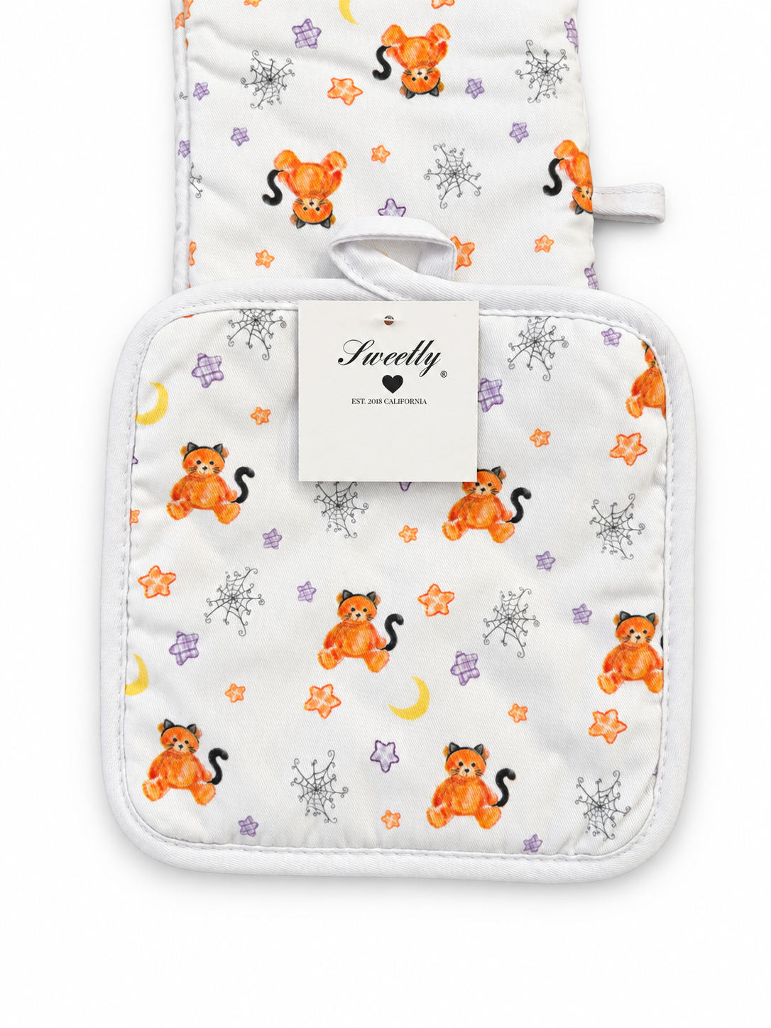 Halloween sweetly mitt and pot holder