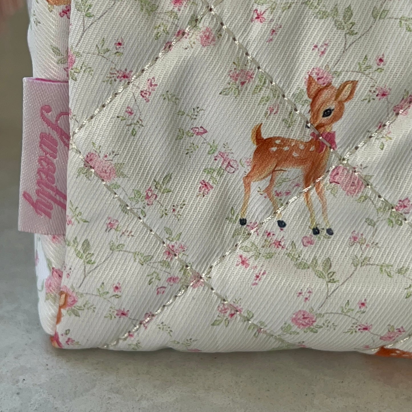 mini sweetly deer beauty bag