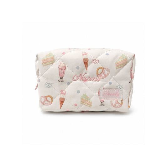 custom embroidered mini pouch