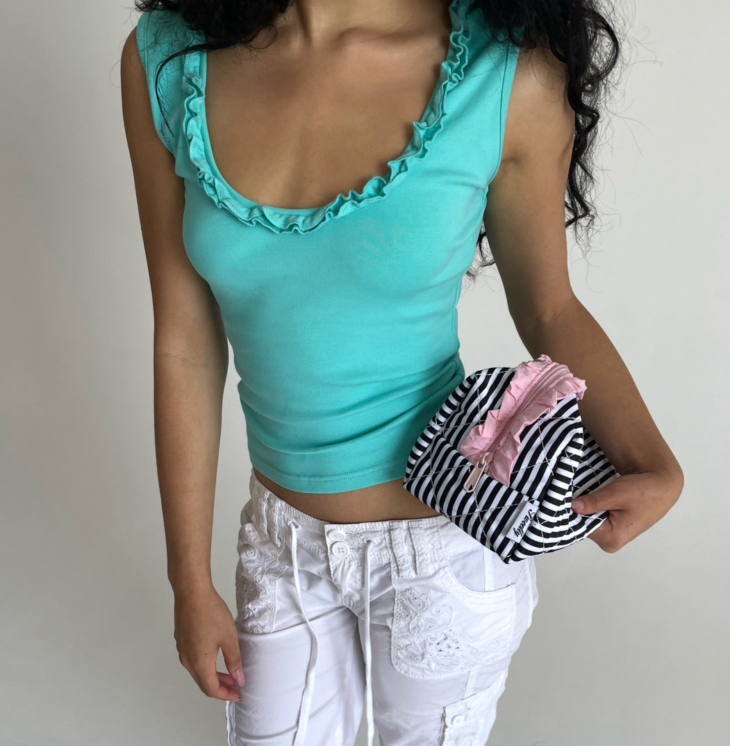 ruffle tank top