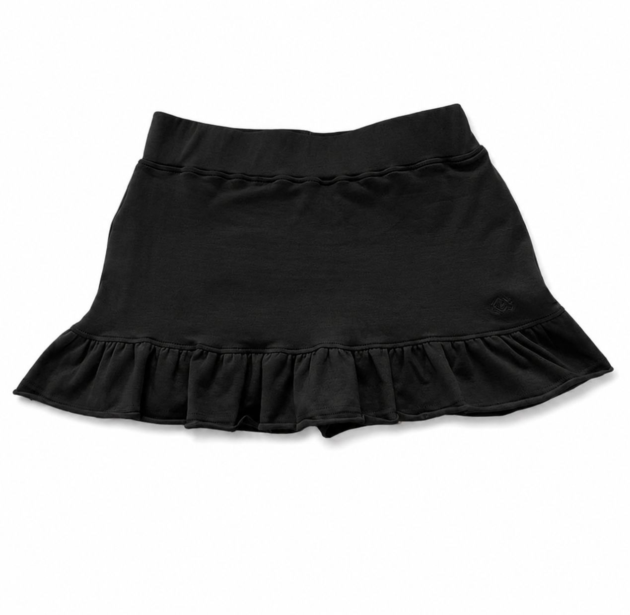 ruffle mini skirt
