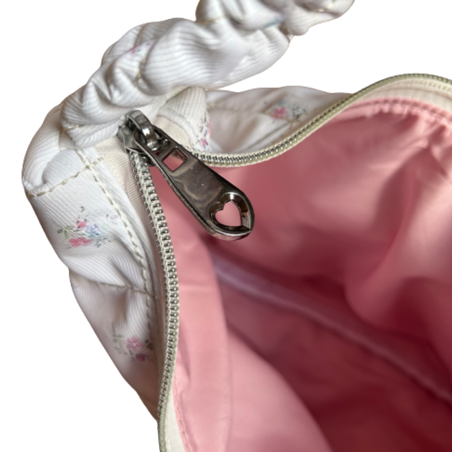 small cotton candy flower shoulder bag