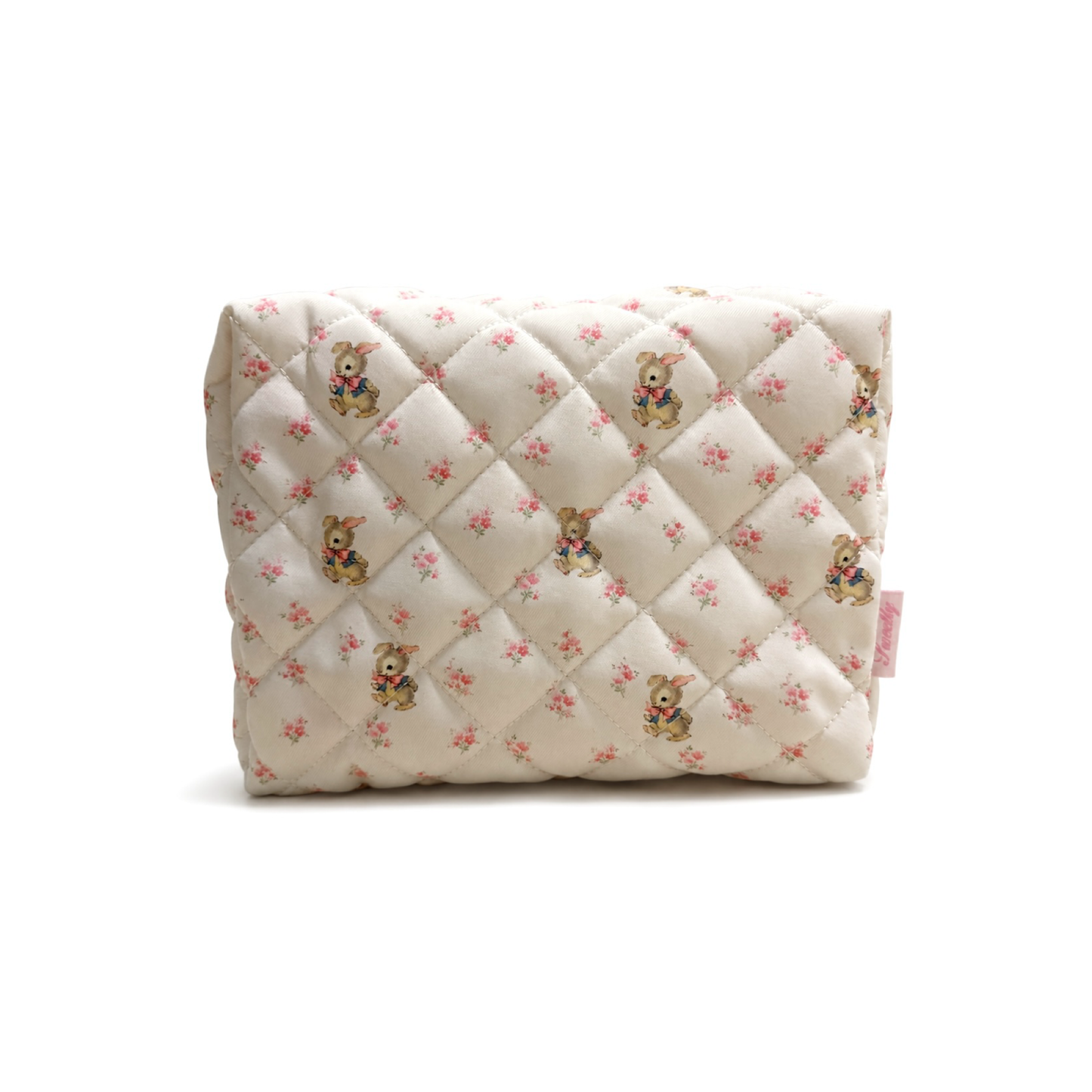 large sweetly bunny beauty bag