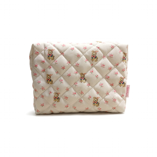 large sweetly bunny beauty bag