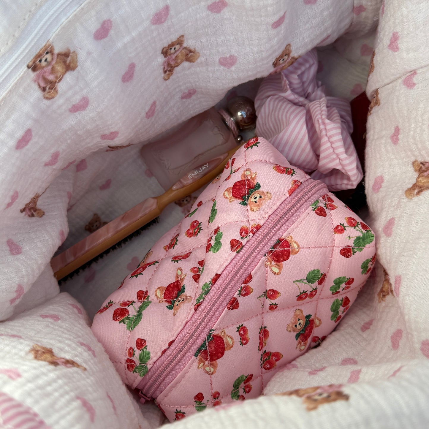 classic stripe tote bag