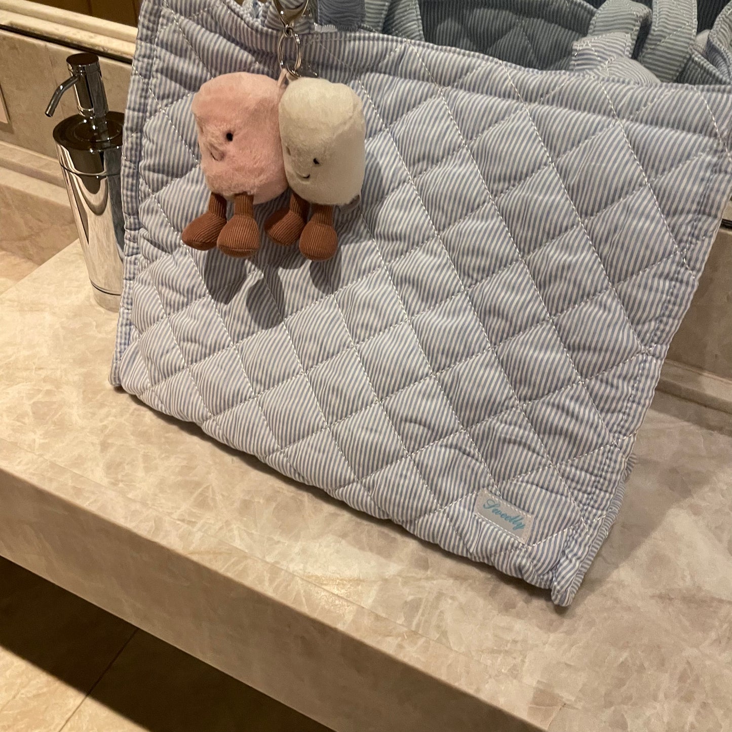 classic stripe tote bag