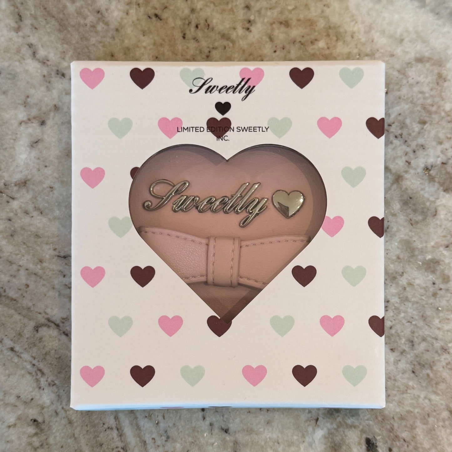 lovely mirror heart charm
