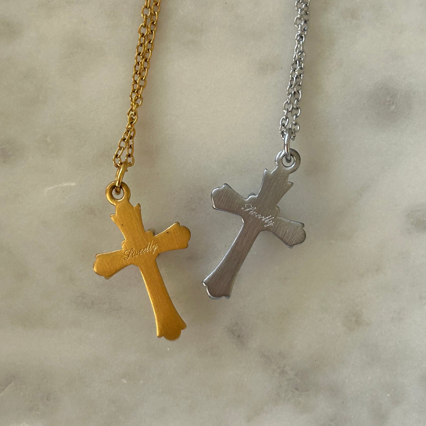 heavenly cross necklace