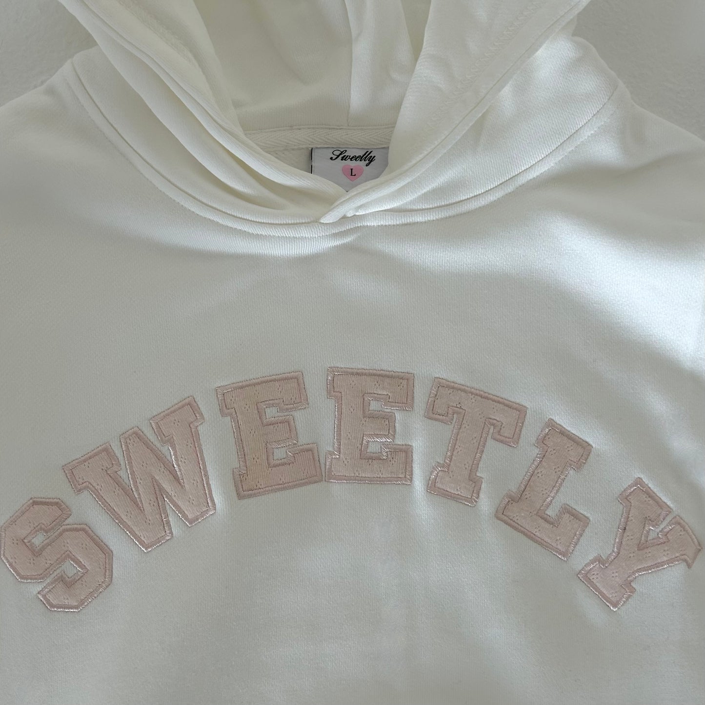 sweetly pointelle hoodie