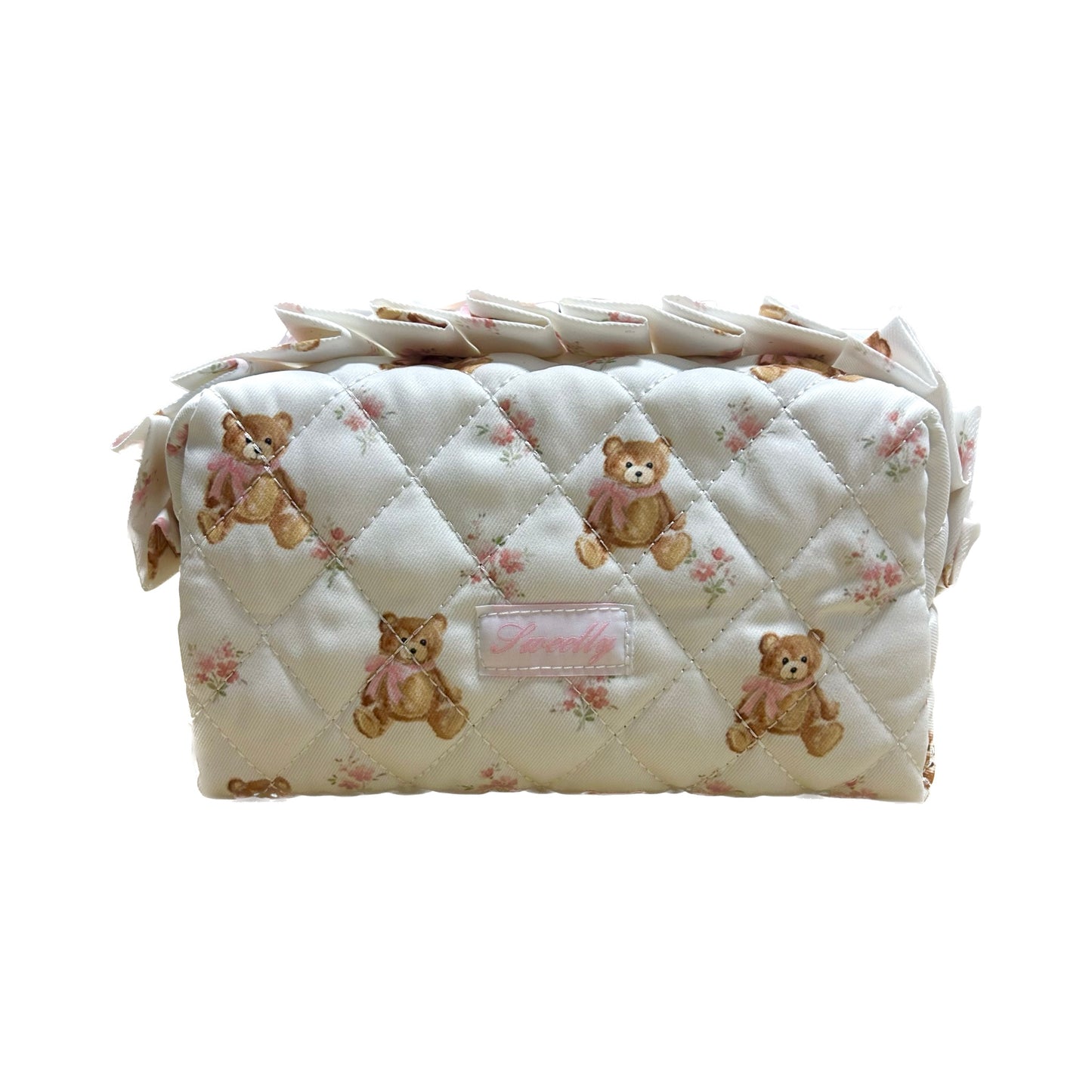 ruffle bear pouch