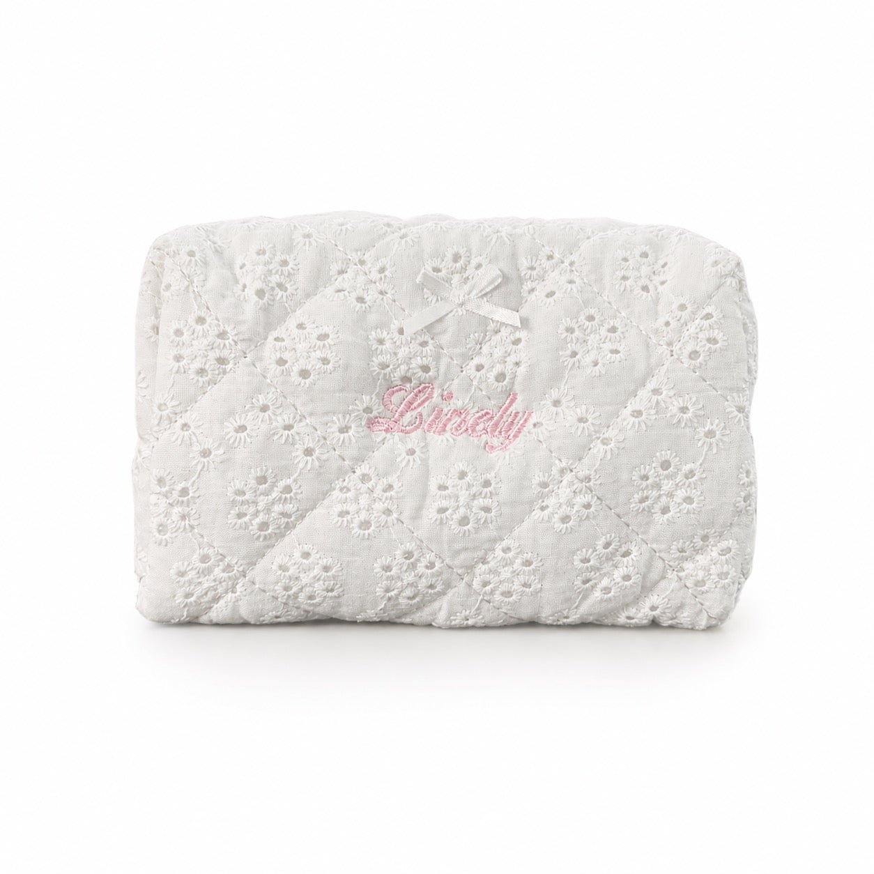 custom embroidered mini pouch