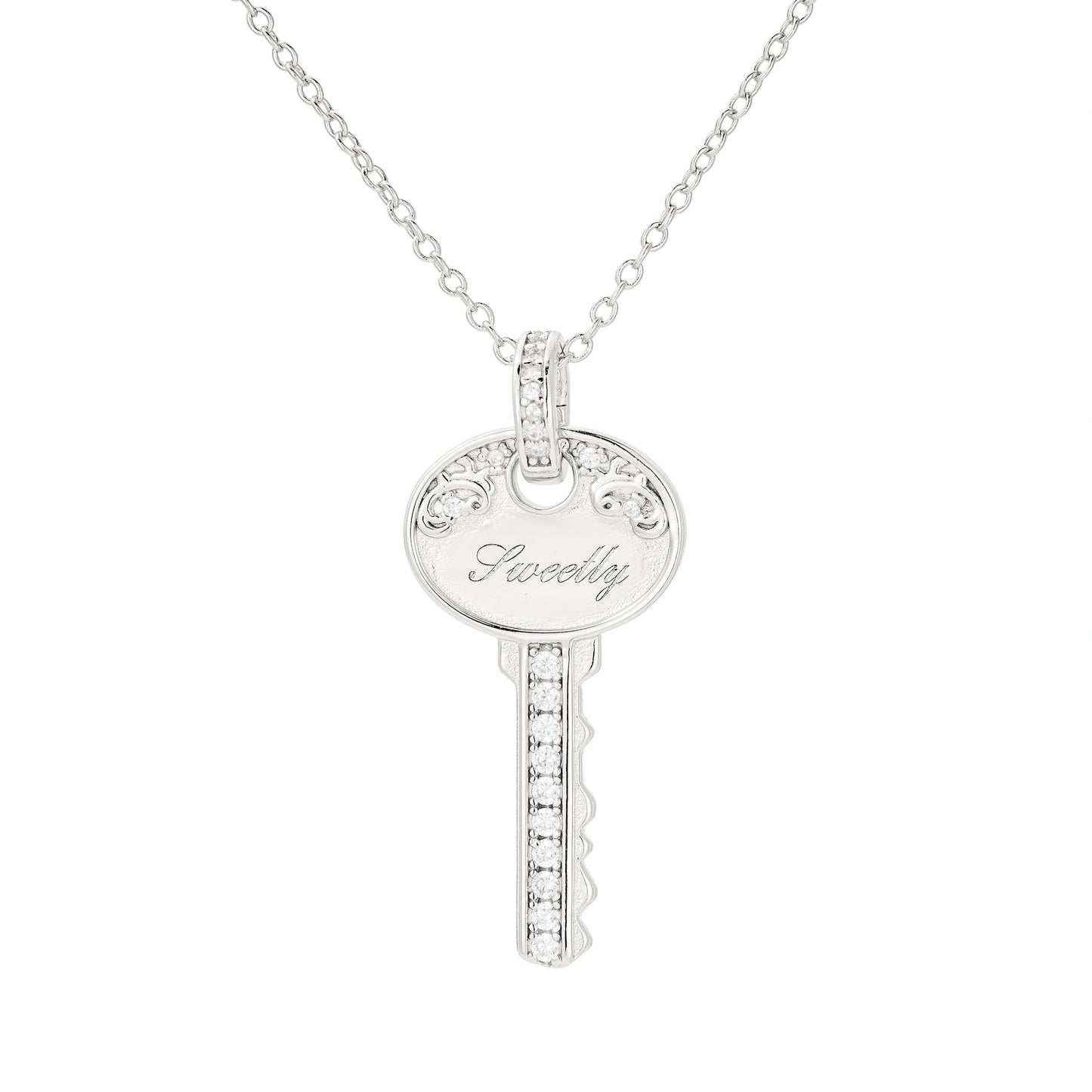 sweetly key necklace