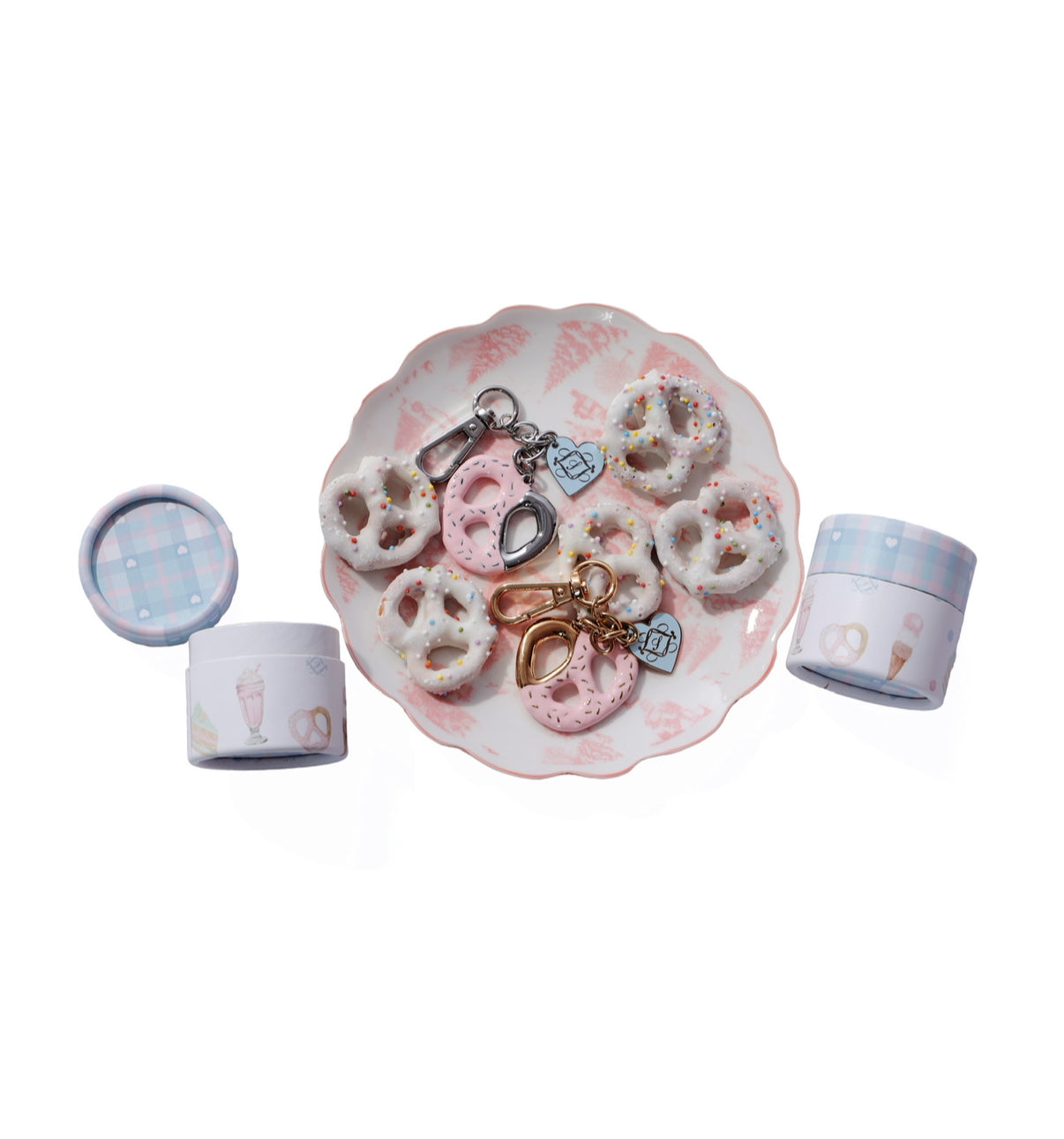 dipped pretzel charm