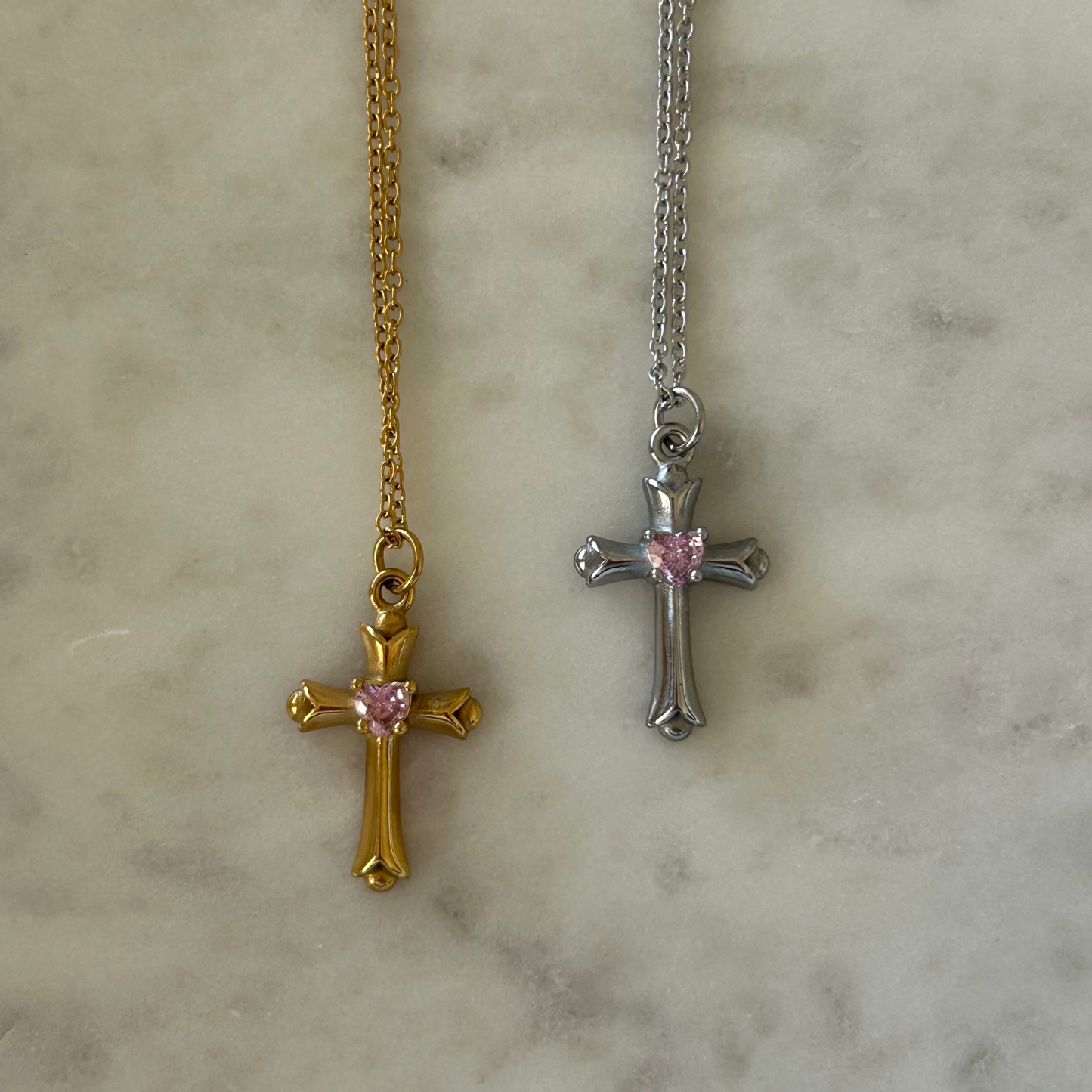 heavenly cross necklace